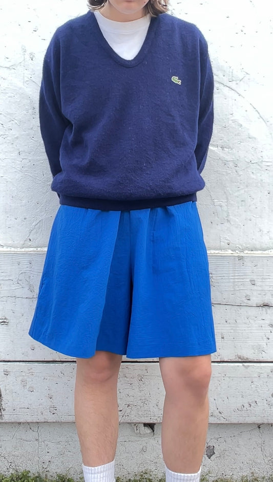 90s Koret blue high-wasited flowy shorts