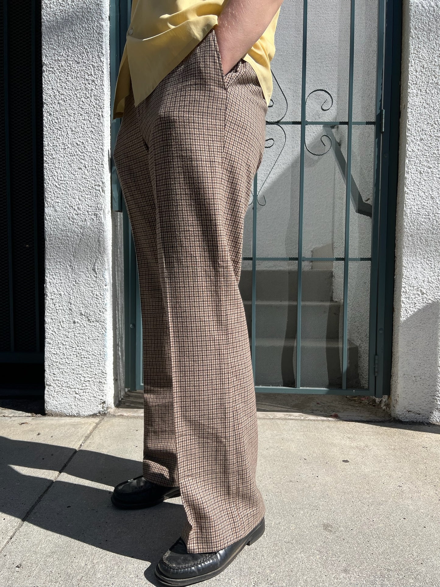 70s Sears Roebuck and Co houndstooth trousers
